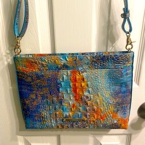 Multi color shoulder bag Brahmin, never used